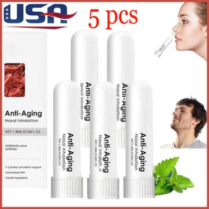 Nasal Fragrance Inhaler Reduced Ringing Clean Your Nose and Enjoy Fresh Air 5PCS - Picture 1 of 10