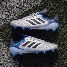 adidas Copa 18.1 FG Mens Football Boots Leather Silver Blue SIZE 6 7 8 9 10 11