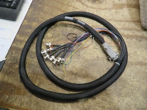 Evertz Cavo di Breakout Audio, WPAES8-BNCM-9W-6F DB15 a Maschio BNC per 7720AD8 - Foto 1 di 5