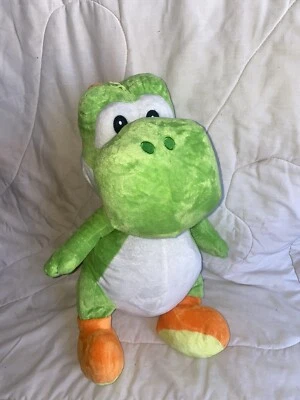 "Muñeco de peluche Super Mario Green Yoshi TM Nintendo 16"" pulgadas juguete 2020 con etiquetas" Foto 1 de 4