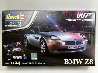 James Bond 007 il Mondo È Non Enough BMW Z8 1:24 Scala Modello Kit Revell 05662 - Immagine 1 di 4
