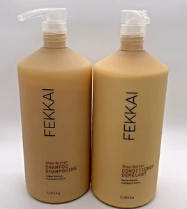 Fekkai Shea Butter Shampoo & Conditioner Intense Moisturizing 33.8 oz / 1L - Picture 1 of 12