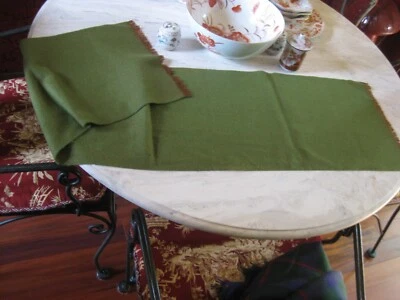 Cachecol de lã vintage anos 50 Royal Scot verde 100% lã australiana feito nos EUA unissex - Imagem 1 de 4