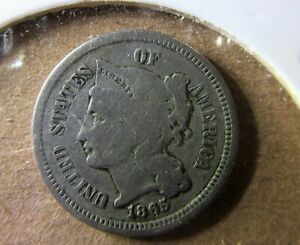 Group of Early U.S. 2- and 3-Cent coins