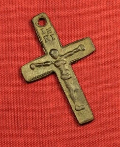 Medieval Religious Cross Pendant, 15. Century - Picture 1 of 4