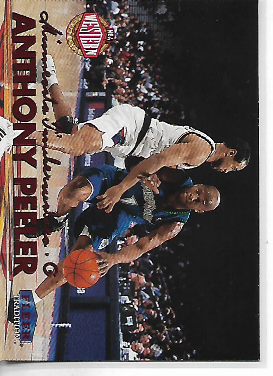 1999-00 Fleer Tradition Anthony Peeler Card - Image 1 of 1