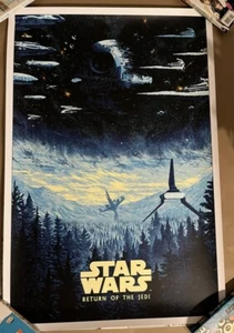 Star Wars Return Of The Jedi Poster Kilian Eng Art Print Mondo Bottleneck Lucas - Picture 1 of 2