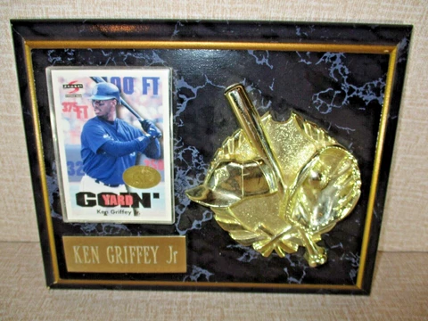 Ken Griffey Jr. Seattle Mariners Mini Plaque SCORE Pinnacle Baseball Memorabilia Cover