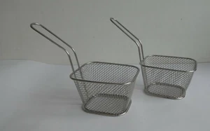 2 Mini Pommes Frites Korb einzeln  - Bild 1 von 5