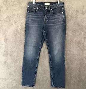 Madewell The Slim Boyjean Blue High Rise Size 28 Womens Jeans Waist 30 in - Picture 1 of 12