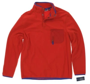 Club Room 151643 Men's Fleece Mock-Collar Jacket Fire Red Sz. Medium - Picture 1 of 2