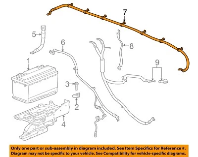 GM OEM 14-20 Escalade Cable Eléctrico Batería Positiva 23119639 Foto 1 de 2