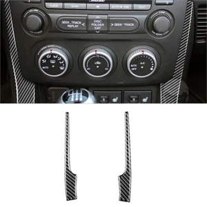 Cubierta lateral de consola central de fibra de carbono 2 piezas para Mazda MX-5 Miata 2009-2015 - Imagen 1 de 12