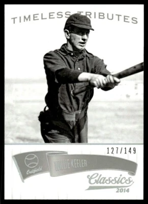 Willie Keeler 2014 Panini Classics Timeless Tributes plata 127/149 #144 Foto 1 de 2