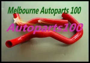 Red Hose PATROL GU Y61 TD42 4.2L DIESEL 1997-ON For NISSAN Silicone Radiator - Picture 1 of 5