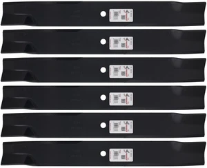 6 Rotary® 6833 Mower Blades for Bad Boy® Dixie Chopper® Windsor® 72" Deck - Picture 1 of 7
