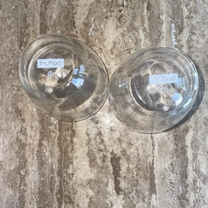 2-Bodum Double Wall Insulated Drinking Glass 4 1/2” T Hand Blown3 1/4” W 12oz - Picture 1 of 6
