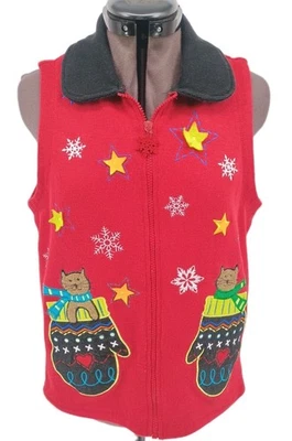 Chaleco Onque Casuals Vacaciones de Invierno Para Mujer Talla Pequeña Foto 1 de 4