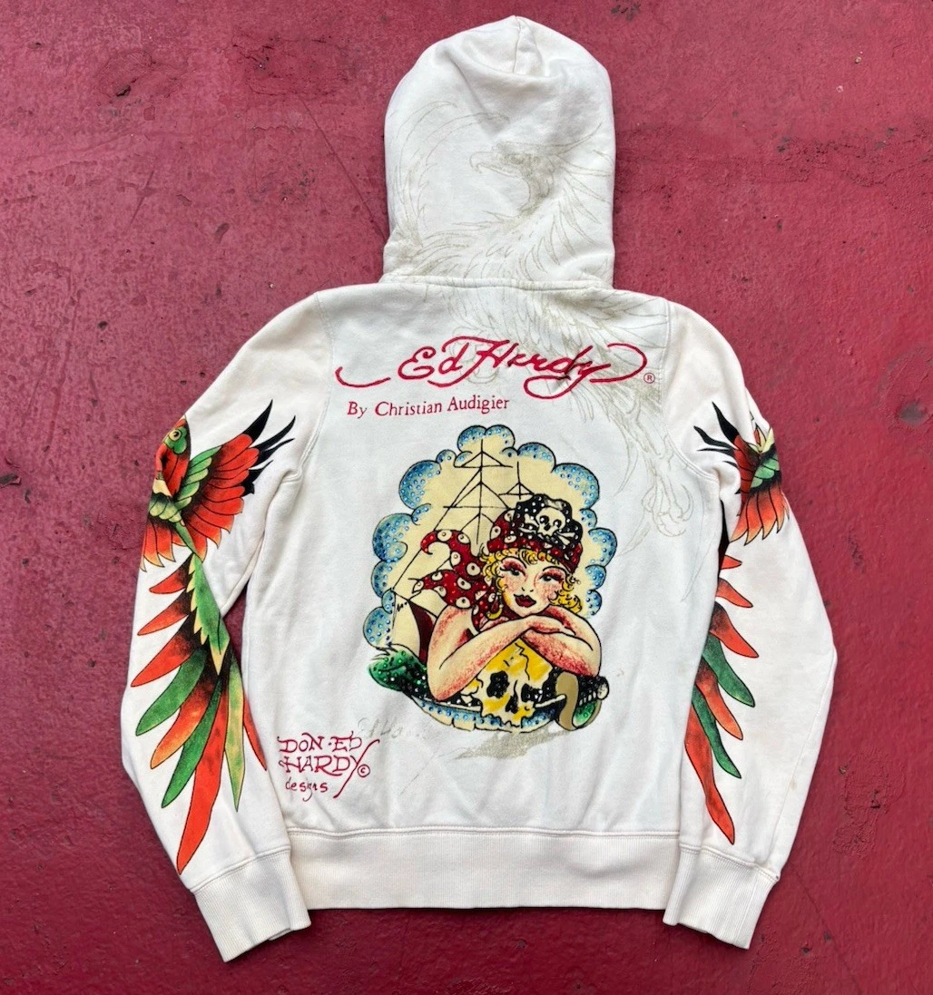 Ed Hardy Cotton Regular Size Hoodies & Sweatshirts for Men for