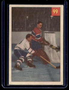 1954-55 Parkhurst Jacques Plante Foils Teeder/Ted Kennedy/Jacques Plante #99 - Foto 1 di 2