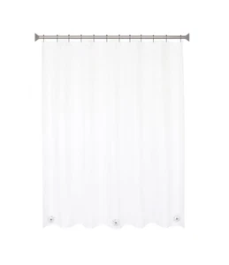 Revestimiento de ducha individual de color liso PEVA - Imagen 1 de 14