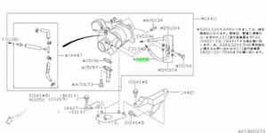 Tubo Completo Turbo Nº 2 para: Subaru Impreza GRB GVB STI 08-14 - Imagen 1 de 1