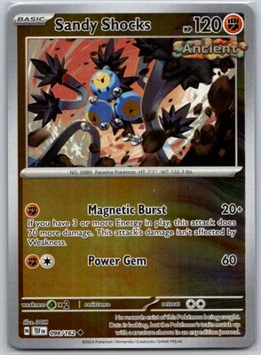 Sandy Shocks 098/162 Reverse Holo SV05: Temporal Forces NM - Image 1 of 2