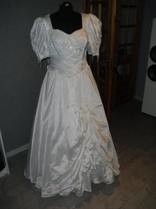 True Vintage Brautkleid 80er Jahre Gr.42 ungetragen Nr. 4 - Bild 1 von 10
