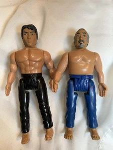 Remco Action Figuren 1986 Bruce Lee, Mr. Miyagi Karate Kid 6" - Bild 1 von 9