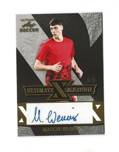 2022 Leaf Metal Soccer MARCEL WENIG Autographed RC #5/9 GERMANY - Picture 1 of 2