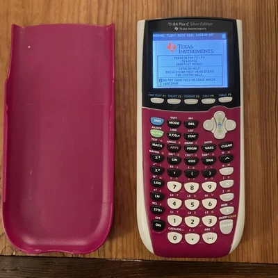 Calculadora gráfica colorida TI-84 Plus edição prata com carregador USB - Imagem 1 de 4