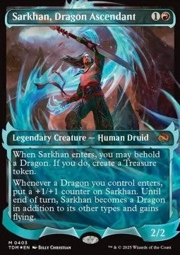 Magic/MTG Sarkhan, Dragon Ascendant (V.2) XTDM-403 Mythic Japanisch Neu Foil - Bild 1 von 2