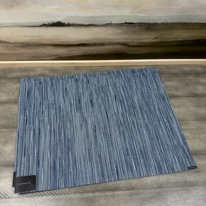 Pottery Barn Chilewich Bamboo Indoor Outdoor Easy-Clean Placemats Set/4 Rain OB - Picture 1 of 5