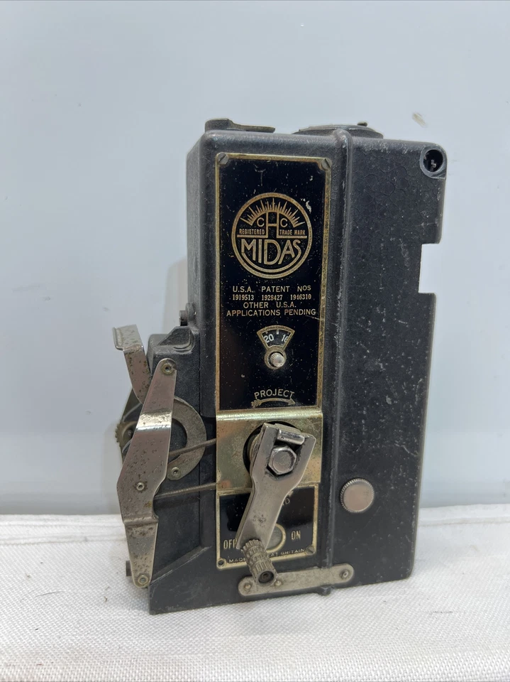 Proyector de película de cine Midas de 9,5 mm sin probar para piezas o reparación Foto 1 de 4