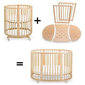 stokke round cot