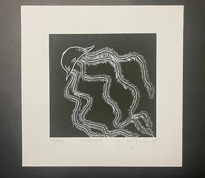 Grabado de Ibrahim Miranda ̈Habanera ̈ 2015. Original firmado por el artista - Imagen 1 de 12