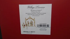 Lenox Mistletoe Park Five Piece Carolers and Arch, NIB - Picture 1 of 3
