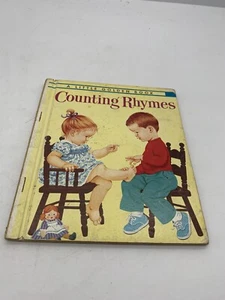 Counting Rhymes Sharon Kane LGB a little golden book 1960 - Picture 1 of 6