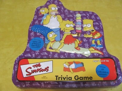 "The Simpsons" 2000  Trivia Game Collector Tin With Cast Poster. Sealed. Nice!! - Image 1 of 4
