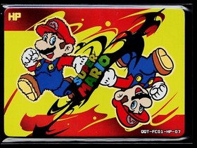 Family Computer Childhood Game HP-07 HP HOLO CASE HIT #'d /99 Super Mario Bros