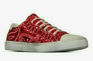 Saint Laurent Ysl Bedford Pañuelo Zapatillas de Deporte Zapatos Trainers 39.5 - Imagen 1 de 12