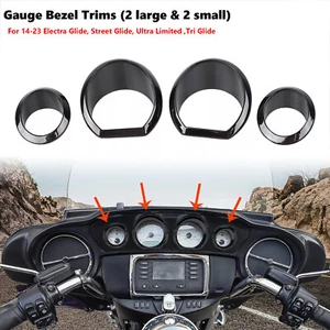 Instrument Board Gauge Bezel Kit Fit For Harley Touring Street Glide 2014-2023 - Picture 1 of 13