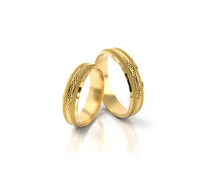 Stelmach 17 Trauringe Gold 333–750 | 5 mm | ohne Steine | Gravur inkl. - Bild 1 von 1