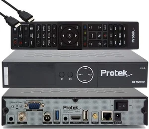 ►Protek X2 Combo 4K UHD HDR DVB-S2 y DVB-C/T2, E2 Linux - Imagen 1 de 7