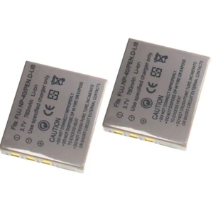 2x Li-ion Battery For PENTAX D-LI8 Optio A20 S7 T20 W20 S S4 S4i S5i S5n - Picture 1 of 9