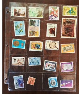 Lot (A) von 20 karibischen Briefmarken, Correos Aereos (gebrauchte Briefmarken) - Bild 1 von 1