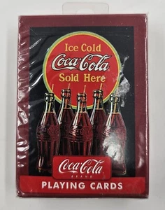 Ice Cold Coca-Cola Coke Sold Here Bicycle Playing Cards Sealed-New - Picture 1 of 2