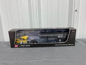 Peterbilt 389 Yellow Flattop w MAC Chrome End Dump 1:64 DCP 60-1002 NIB - Picture 1 of 9