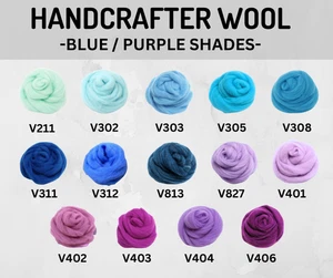 HandCrafter Super Fast Felting Wool - Blue Shades (Choose Colours) - Picture 1 of 14