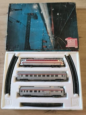 Jouef Coffret Trafic Express CC 40101 Trans Europ Ref 7604 E ho train sncf - Photo 1/4